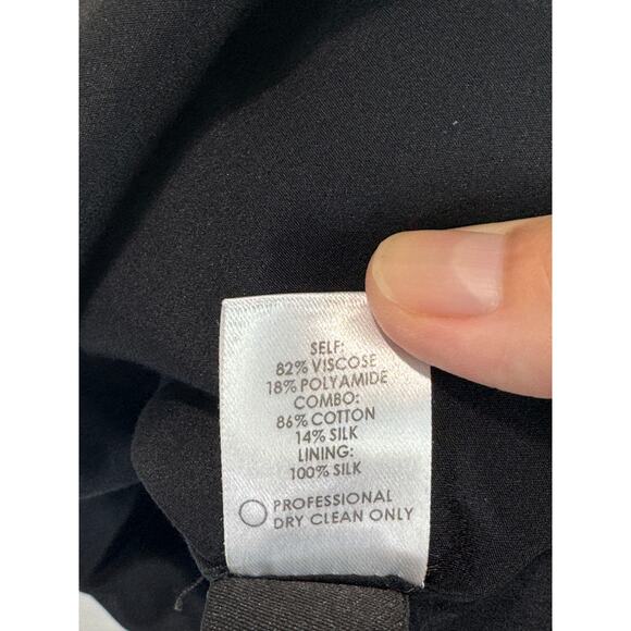 Rosie Assoulin Two Tone Halter Vampire Designer Dress, Size 0, Retail. $1795 - Picture 9 of 11